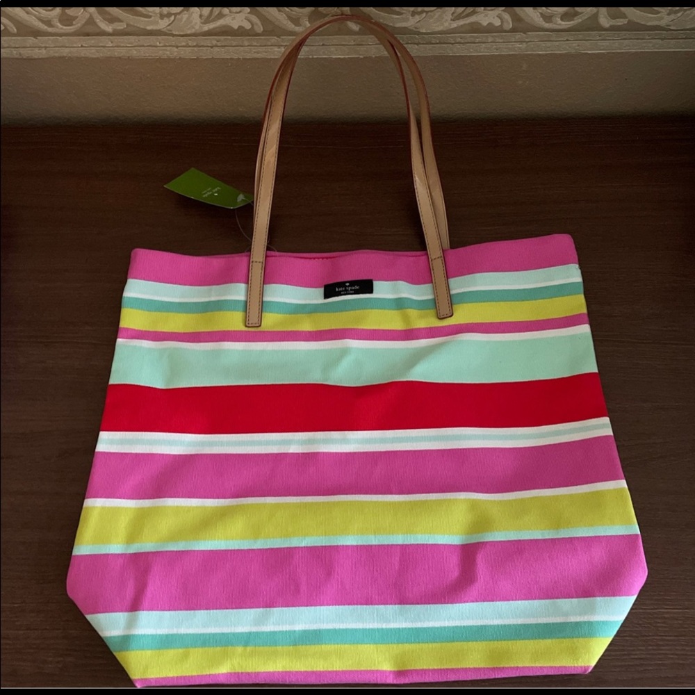 Kate Spade Canvas Tote - Picture 4 of 6